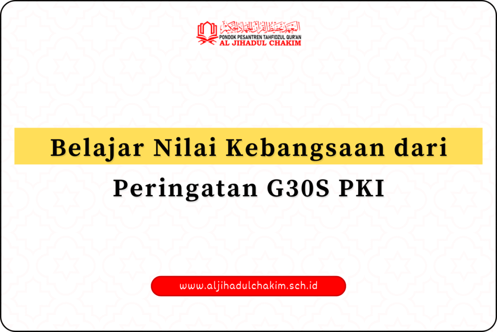Belajar Nilai Kebangsaan dari Peringatan G30S PKI