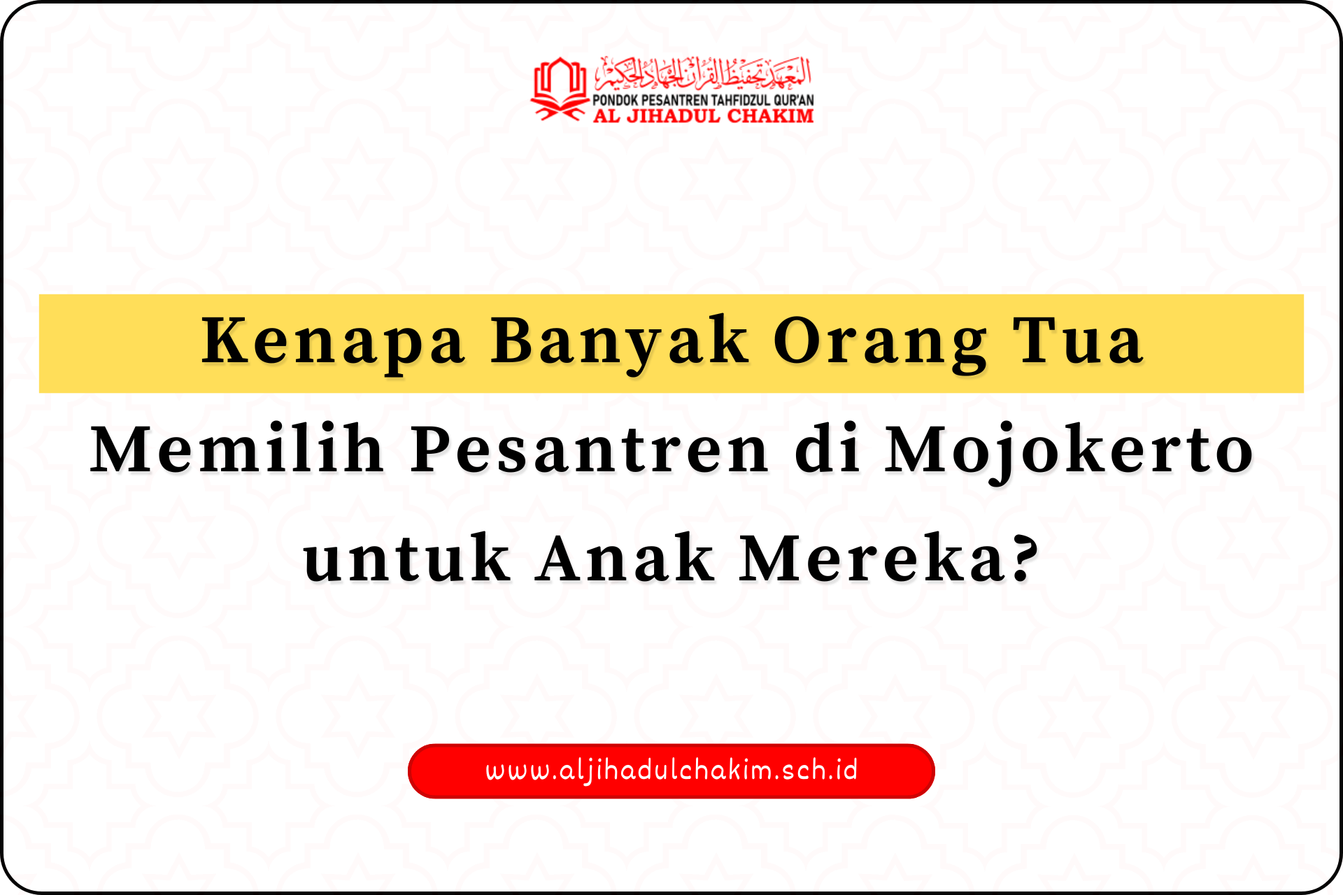 Kenapa Banyak Orang Tua Memilih Pesantren di Mojokerto untuk Anak Mereka